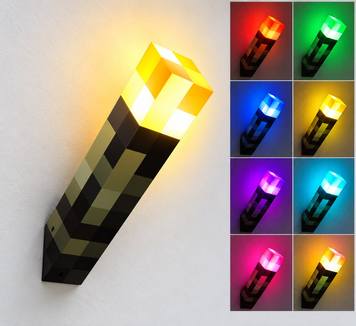 Antorcha LED de Colores para Habitación Gamer