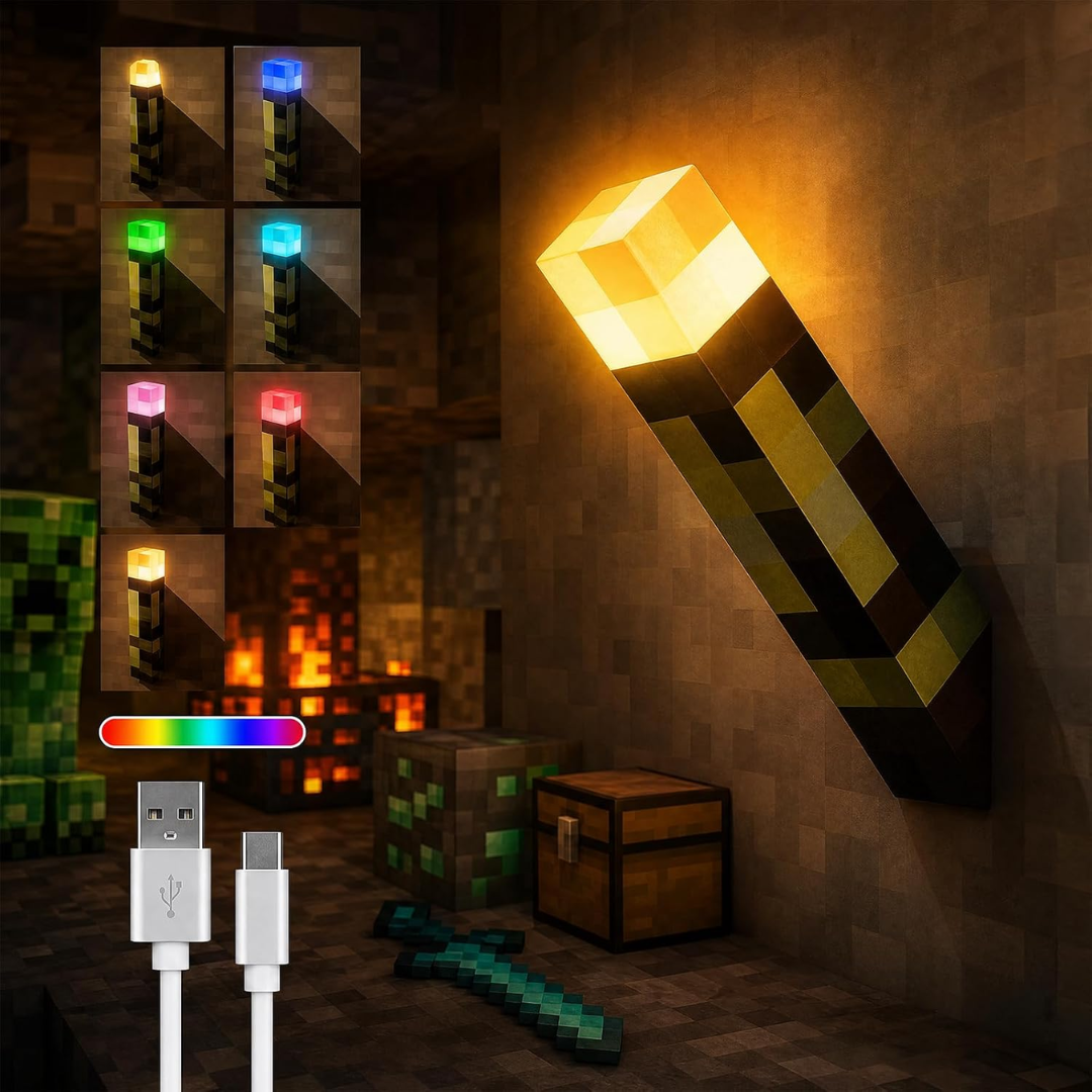 Antorcha LED de Colores para Habitación Gamer